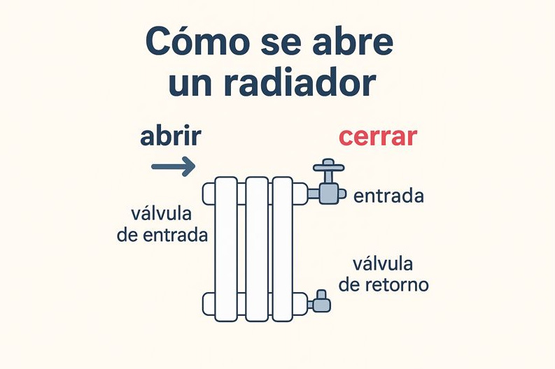 Abrir un radiador: ¿derecha o izquierda? Guía rápida y clara 1