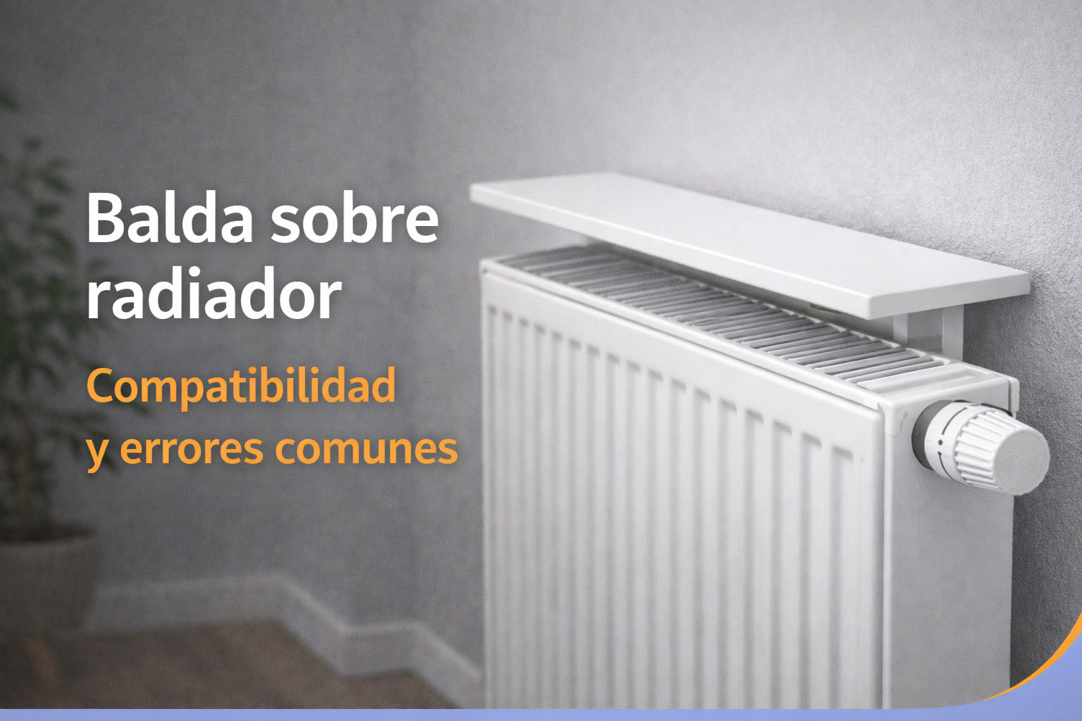 balda sobre radiador